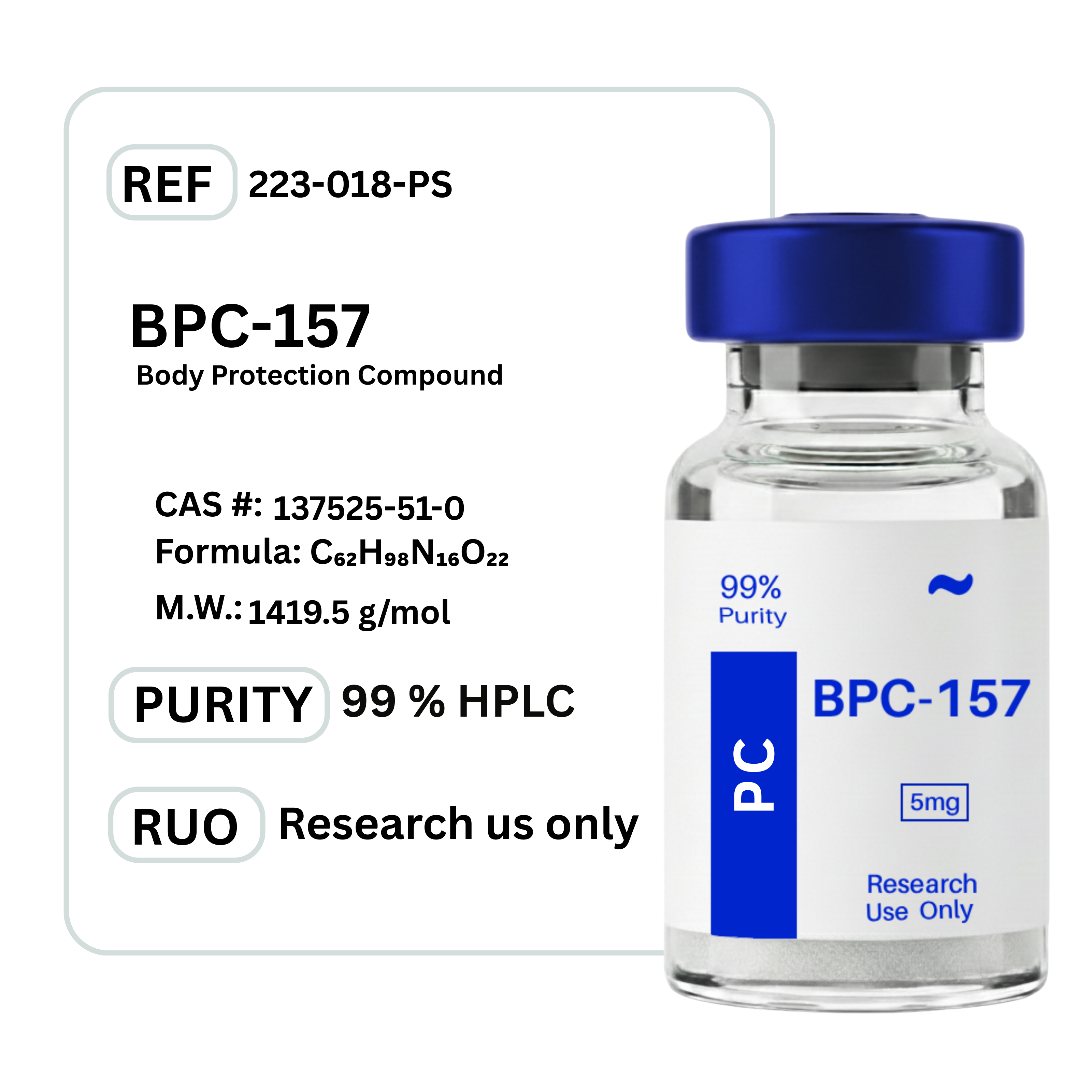 BPC-157  - Premium Research Peptide